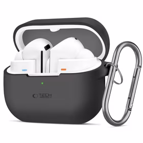 Tech-Protect silikona āķa apvalks Samsung Galaxy Buds 3 / 3 Pro - melns
