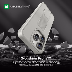 Amazing Thing Matte Pro Mag Case 12FT IP156.7PMPGY for Iphone 15 Pro Max titanium