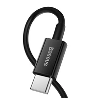 Baseus kabelis Superior PD USB-C - Lightning 1,0 m melns 20W
