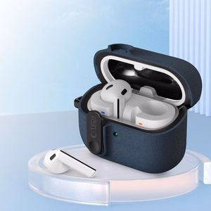 Tech-Protect plāns vāciņš ar āķi Samsung Galaxy Buds 3 / 3 FE / 3 Pro - tumši zils