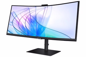 Samsung S65VC computer monitor 86.4 cm (34") 3440 x 1440 pixels UltraWide Quad HD LCD melns