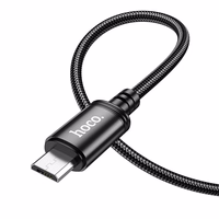 Kabelis USB A uz Micro USB Hoco 2,4A 2 m X89 melns