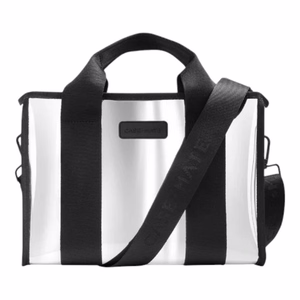 Водоотталкивающая дорожная сумка через плечо Case-Mate Mini Travel Tote Bag, Silver Chrome