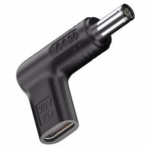 USB Type-C uz DC 6.0x3.7 mm adapteris