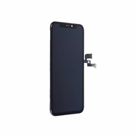 LCD ekrāns iPhone X ar skārienjutīgo stiklu melns (HD+ Incell)