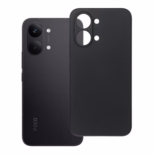 Melns silikona vāciņš modelim Poco X8 Pro Max 5G