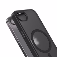 Crong Hybrid Frost MAG Cover - iPhone 17e / 16e MagSafe maciņš (melns)