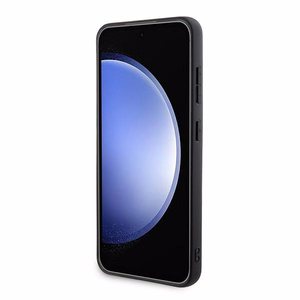 DKNY Leather Checkered Mono Pattern MagSafe чехол для Samsung Galaxy S24 - чёрный