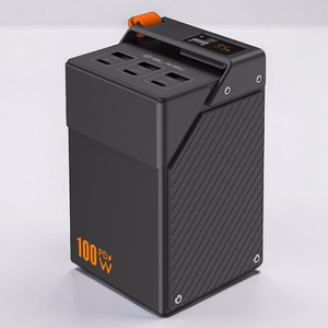 Blavec BJ-50 Tytan ārējais akumulators, 50 000 mAh, 100 W, 3× USB-C + 3× USB-A (PBBJ50C), melns