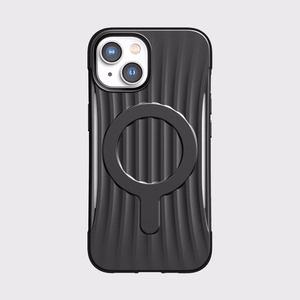 Raptic X-Doria Clutch viedtālruņa apvalks iPhone 14 ar Magnētisko melnu aizmugurējo pārklājumu