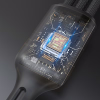 Apple Watch Dudao A12Max+ PD 100W 3in1 uzlādes kabelis: USB-C Lightning 1.2m - melns