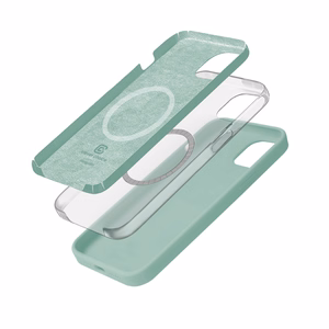 Crong Color Cover Magnetic MagSafe vāciņš ierīcei iPhone 15, piparmētru zaļš