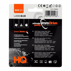 IMRO zibatmiņas disks AXIS 64GB USB2.0