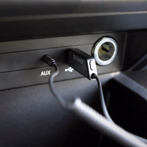 Savio TR-16 Transmitter AUX adapter with hands-free function, Bluetooth 5.3, Google Assistant/Siri