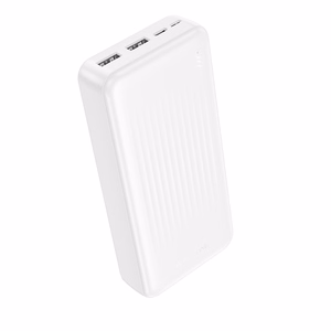 Borofone BJ78A Clever ārējais akumulators 20000mAh 2xUSB balts