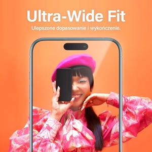 PanzerGlass Itin plats aizsargstikls ar pozicionieri iPhone 15 Pro Max