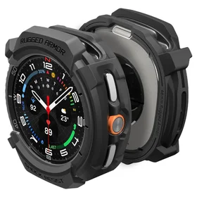Spigen Rugged Armor pulksteņa apvalks Samsung Galaxy Watch 8 Classic 46mm - matēts melns