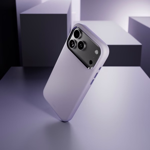 Pure Icon Magnētiskais Pro šķidra silikona viedtālruņa apvalks iPhone 17 Pro, MagSafe saderīgs, ar kameras aizsardzību un alumīnija pogām - rozā