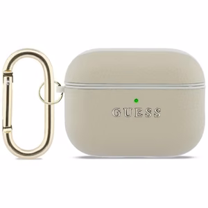 Guess Grained Classic Logo Hook case for AirPods Pro 3 - gold