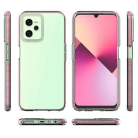 Spring Case viedtālruņa apvalks Realme C35 silikona vāks ar rāmi melns