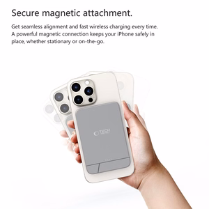 Внешний аккумулятор Tech-Protect PB14 LifeMag MagSafe 10000 mAh - серый