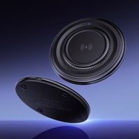 Borofone bezvadu indukcijas lādētājs BQ40 Crown 15W melns