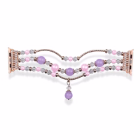 Apple Watch siksna 38/40/41 dizains 4 zelta-violeta