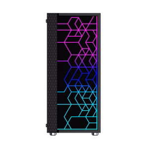 Gembird Fornax 2500 ARGB Gaming ATX Midi Tower ar apgaismojumu melns datora korpuss