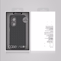 Nillkin Textured viedtālruņa apvalks izturīgs pastiprināts apvalks ar gēla rāmi un neilona aizmuguri Honor 50 SE melns