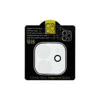 5D pilnas līmēšanas kameras grūdētais stikls paredzēts iPhone 12 - caurspīdīgs