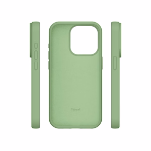 Etteri silikona viedtālruņa apvalks iPhone 15 6,1" gaiši zaļš