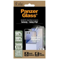 PanzerGlass FlipFoldFlex 2-in-1 aizsargkomplekts Classic Fit stikls + Ultra-Wide Fit TPU plēve Samsung Galaxy Flip7 viedtālrunim