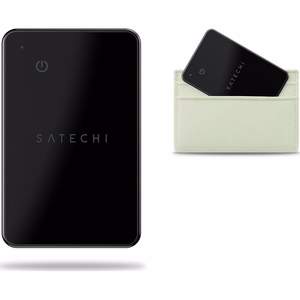 Локатор совместимый с Apple Find My Satechi Wallet Card форм-фактор ST-LFAWCK чёрный