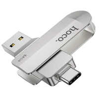 HOCO zibatmiņa USB A + Type C UD10 64GB USB3.0