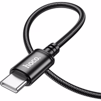 Kabelis USB C uz USB C Hoco 3A 60W 1 m X89 melns