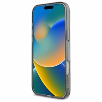 Karl Lagerfeld IML Metāla Karl Head Magnētiskais viedtālruņa apvalks iPhone 16 Pro - melns