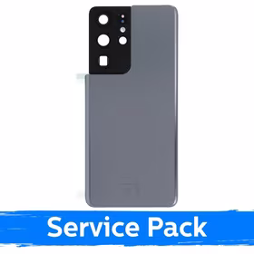 Aizmugurējais vāks saderīgs ar Samsung G998 S21 Ultra / Phantom Titanium / (Service Pack)