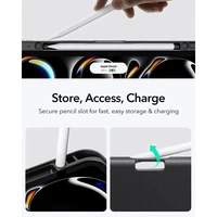ESR Flip Hybrid macins priekš iPad Pro 13 7 / 8 / 2024-2025 - Melns