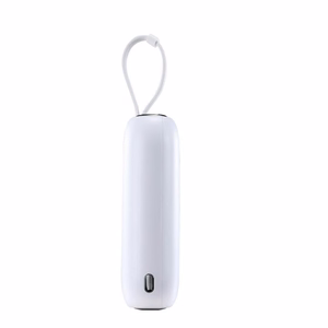 Joyroom mini portatīvais lādētājs 10000mAh Colorful Series 22.5W ar 2 iebūvētiem USB C un Lightning kabeļiem rozā (JR-L012)