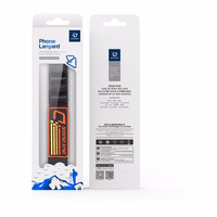 DUX DUCIS Outdoor Cross Body – krusteniska tālruņa siksniņa – melna