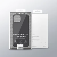 Nillkin Super Frosted Shield Pro viedtālruņa apvalks iPhone 14 Plus aizmugurējais apvalks melns