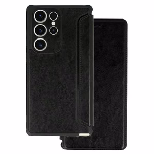 Razor ādas viedtālruņa apvalks Xiaomi Redmi Note 11 Pro/Note 11 Pro 5G melns