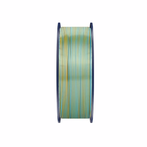 Sunlu PLA+ Silk trīs krāsu filaments (sarkans, dzeltens un zaļš)