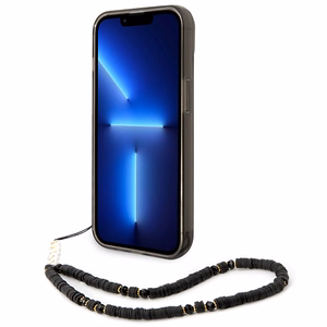 Guess GUHCP14MHGCOHK iPhone 14 Plus 6,7 "black / black hardcase Translucent Pearl Strap