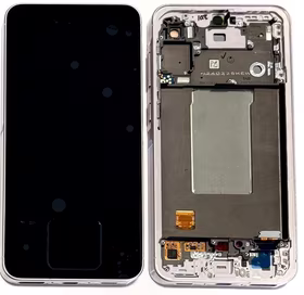 LCD screen Samsung A566 A56 5G ar touch screen un frame Awesome Graphite original (assembled service pack)