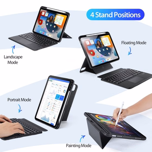 Dux Ducis DK sērijas bezvadu klaviatūras apvalks Apple iPad 10 2022 – melns