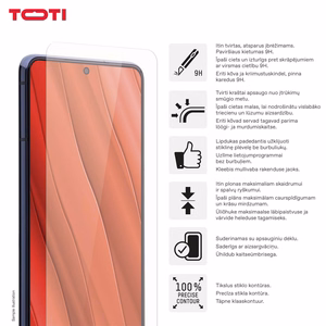 Rūdīts stikls 2D ekrāna aizsargs priekš Samsung Galaxy A26/A16/A17, caurspīdīgs