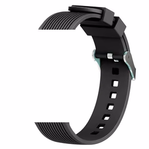 Devia siksniņa Deluxe Sport Samsung Galaxy Watch 42 mm / Watch 3 41mm / Watch 4 40 un 44 mm / Watch 5 40 un 44 mm / Watch 6 40 un 44 mm (20mm) melna