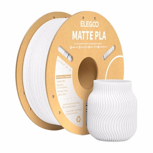 PLA Matte ELEGOO filaments (balts)
