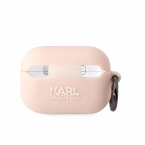 KLAP2RUNCHP AirPods Pro 2 vāciņš rozā silikons Choupette Head 3D